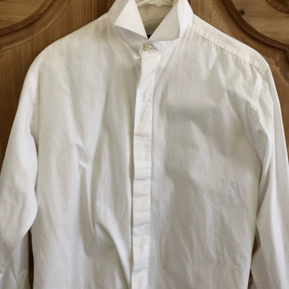 Men tuxedo bow tie shirt with cuff links - Picture 3 of 5